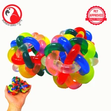 2013 3"WIBBLY BALL Bird Parrot Cat Dog Kid Toy Party Favor Bouncing Craft Game
