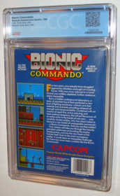 NES Bionic Commando CGC 9.4 w/ 9.6 Cart / 9.6 Manual RARE Capcom Nintendo L@@K!