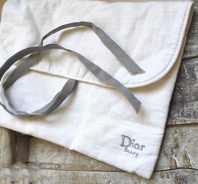 Christian DIOR Tasche, neu, weiß-grau, Original, Schminktaschen