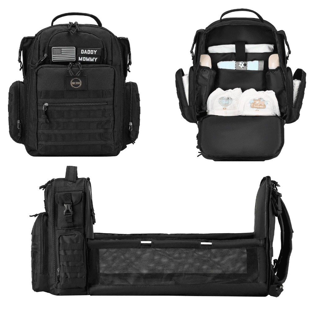BCOH Diaper Bag Backpack Military Style with Changing Station, New, Never Used