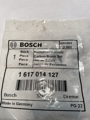 Bosch Replacement Carbon Brush set part # 1 617 014 127, NEW, old inventory