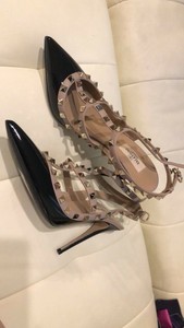 valentino garavani rockstud slingback 100mm pump