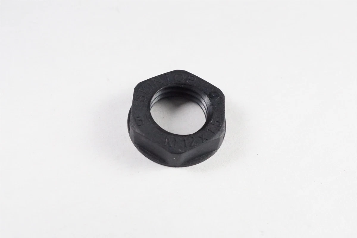 M10510-007 SKINTOP Black Plastic Vent Backing Nut M12x1.5 17mm Hex  