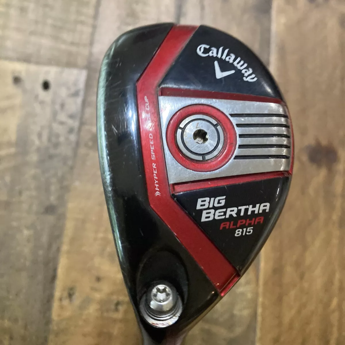 LH Callaway Big Bertha Alpha 815 3 Hybrid 20° Fujikura Speeder 865 Stiff Mens