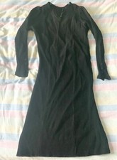 Vintage Black Dress 60's Size 10-12 