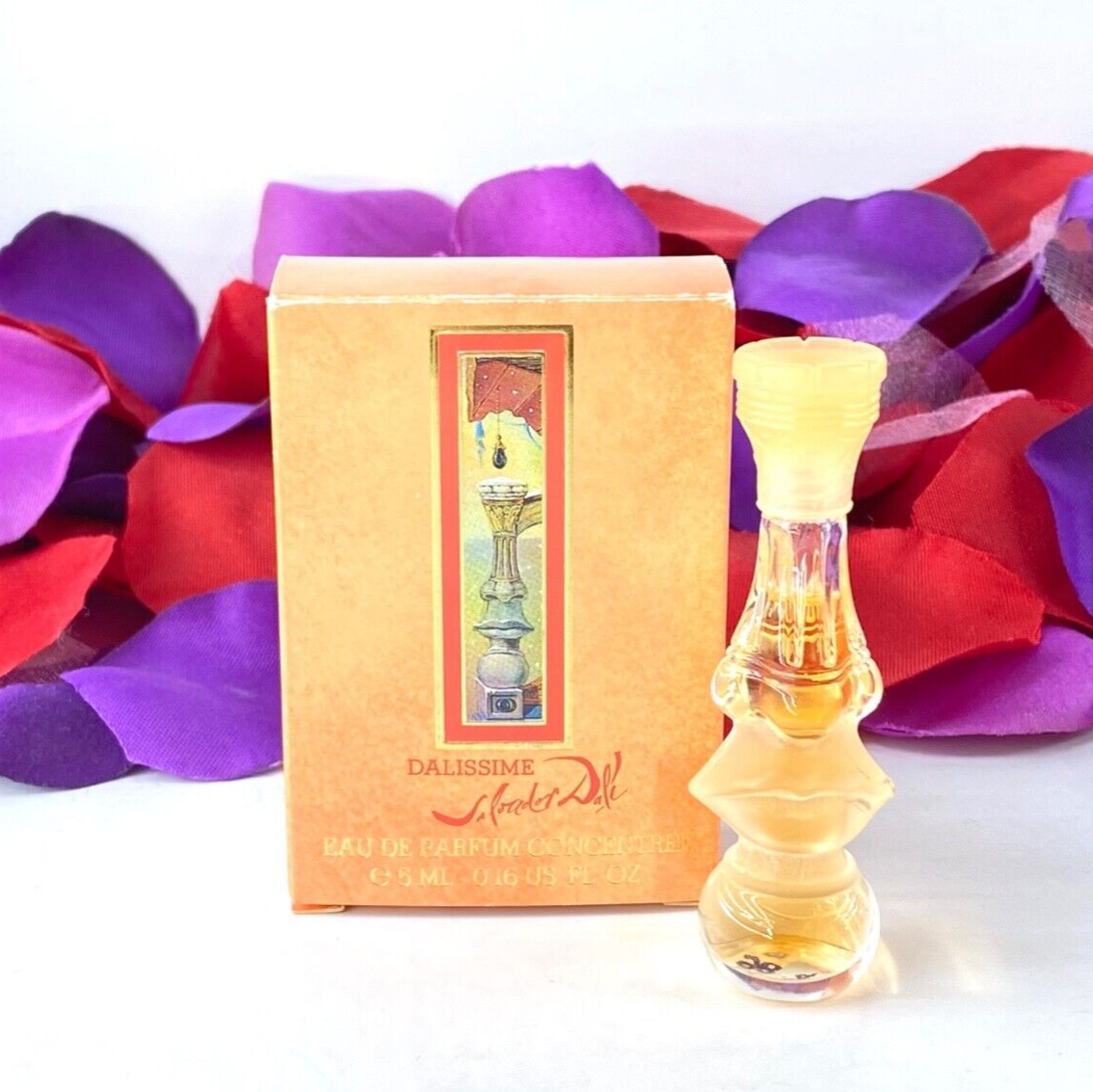 Salvador Dali Dalissime EDT (.16oz/5ml) Vintage Travel Splash Mini