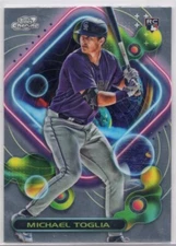 Michael Toglia 2023 Topps Cosmic Chrome Baseball Base