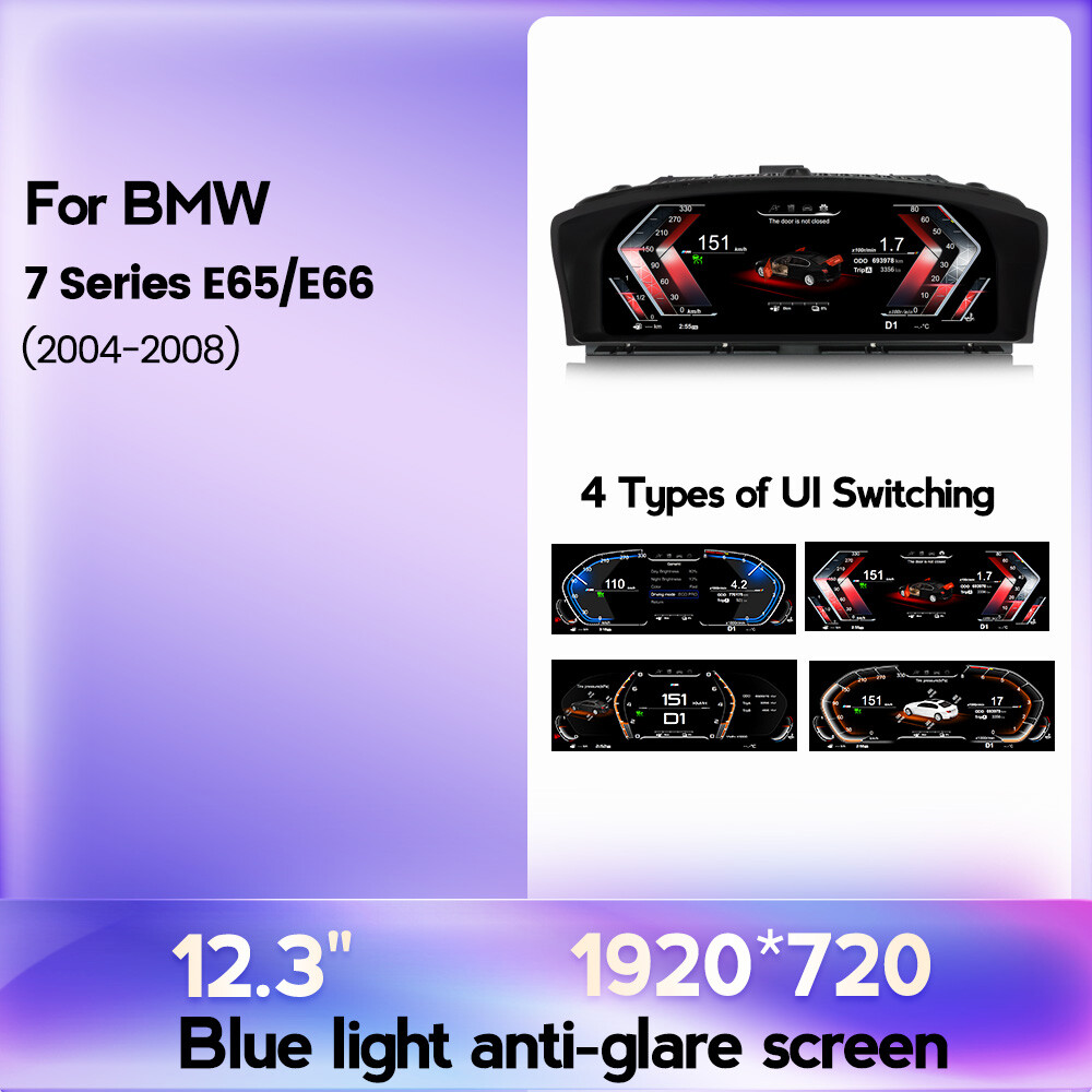 Digital Screen LCD Instrument Cluster Monitor For BMW 7 Series E65/E66 20042008 eBay