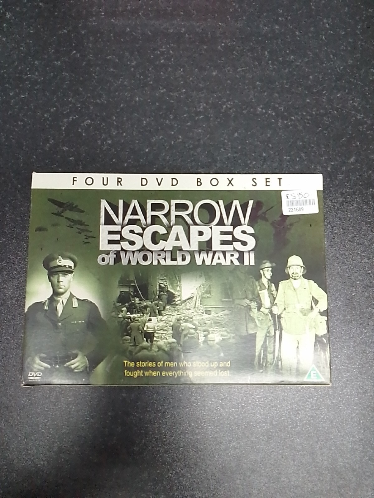 Narrow Escapes of WWII DVD (2013) cert E 4 discs