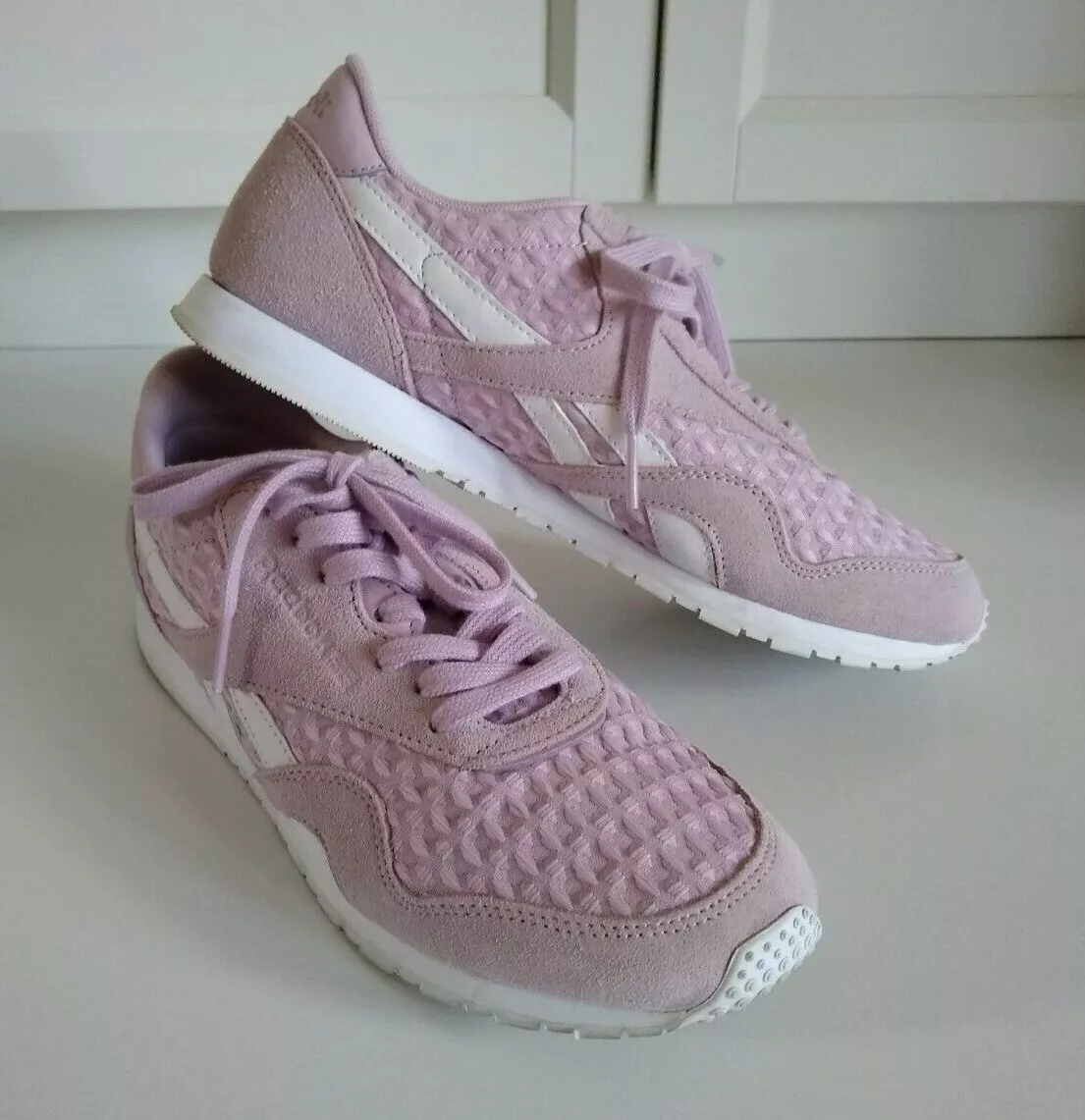 Reebok Womens Classic Nylon Slim Architect Sneakers Running Shoes Sz 8 eBay