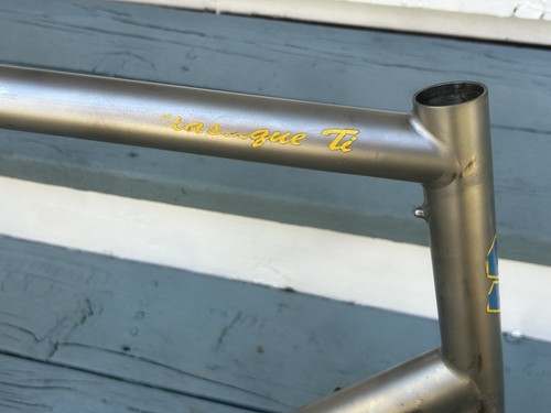 Vintage Serotta Titanium Frameset Classique Ti Bike Frame 90s Colorado Road Race - Picture 7 of 24
