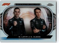 2022 Topps Chrome Formula 1 #CC-WR Nicholas Latifi / Alexander Albon
