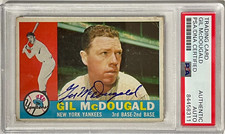 Gil McDougald Autographed 1960 Topps Card #247 (PSA)