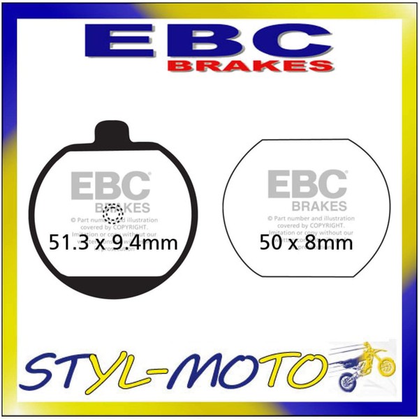 FA073 BeläGe Organisch Aramid Vorne Ebc Kawasaki Z 1000 MK2 1979-1980-image