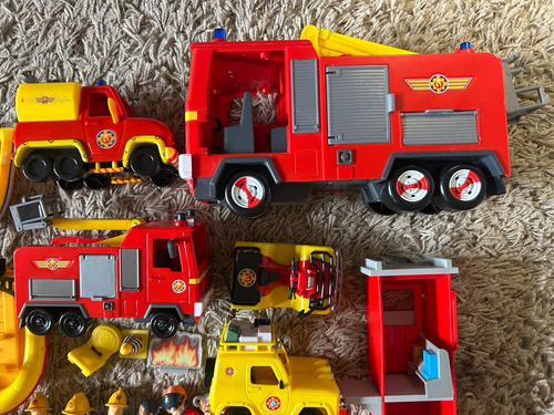 Konvolut Feuerwehrmann Sam Spielzeug Figuren - Turm Autos Boote LKW - Bild 5 von 7