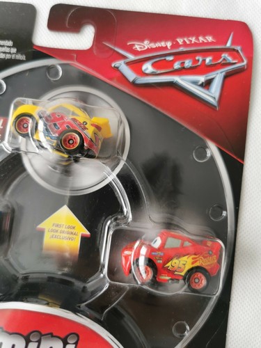 Disney Pixar Cars Mini Racers Rust-Eze, Lightning McQueen & Jackson Storm 3 Pack - Picture 4 of 4