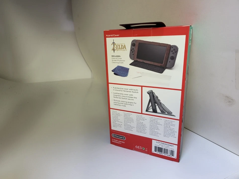 НОВЫЙ гибридный чехол Power A — Zelda Hylian Crest из искусственной кожи — Nintendo Switch - Изображение 2 из 4