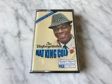 Nat King Cole The Unforgettable CASSETTE Tape SEALED 1979 TAPE 3 BRAND NEW OOP