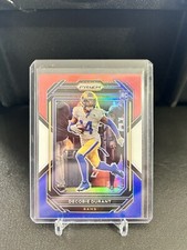 2022 Panini Prizm Red White Blue Decobie Durant RC Rookie #347 Los Angeles Rams