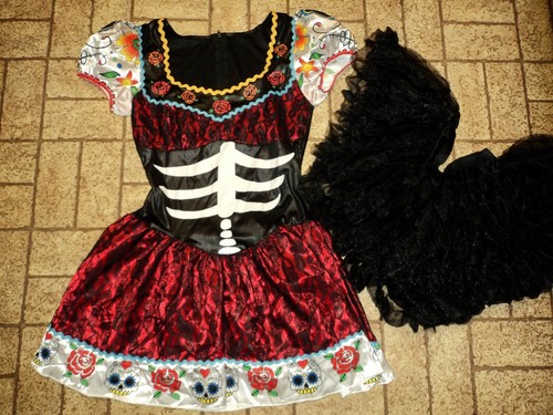 Sugar Skull Dress / Halloween Costume. Sz. Women's Small. Pretty!