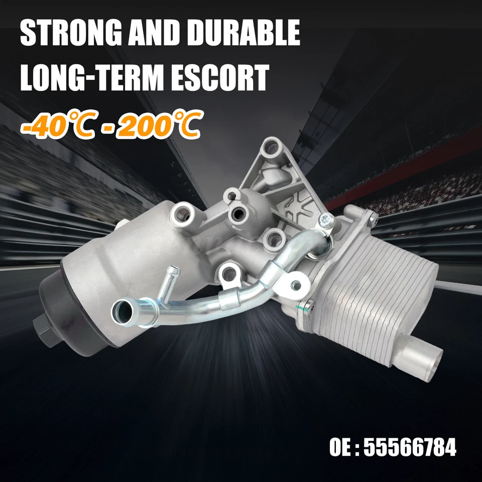 Oil Cooler Filter Housing 55566784 For Chevy Cruze Sonic Trax Buick Encore 1.4L - Image 4 of 4