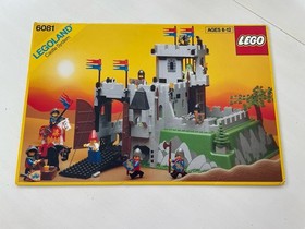 Lego Castle: King's Mountain Fortress 6081 - BOX TOP AND BOTTOM ONLY!