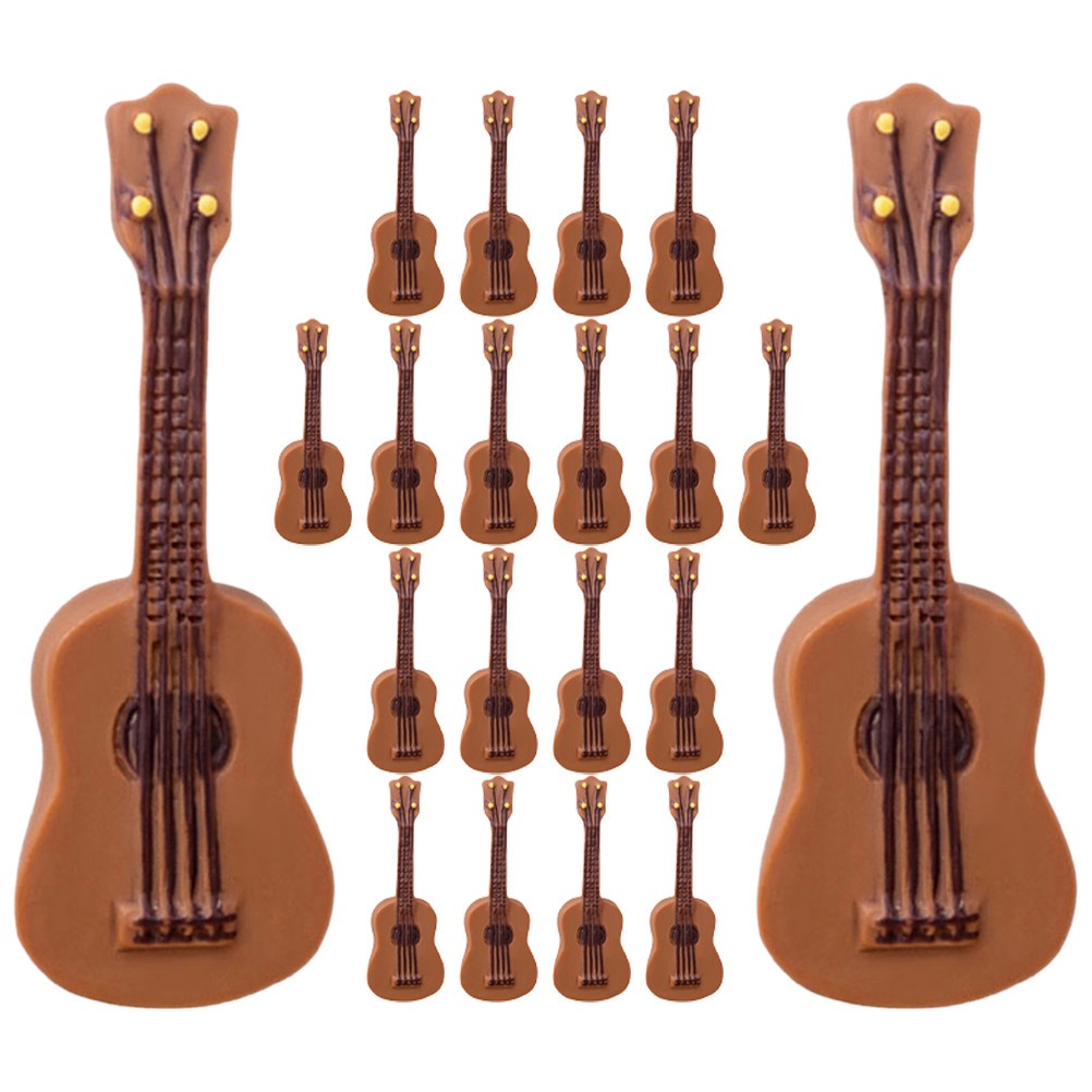 25 Pcs Guitare Miniature Modèle De Mini-guitare Fournitures Pour Maison