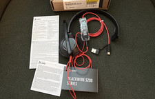 NEW Plantronics Poly Blackwire 5200 Series C5210 USBC Headset - Black
