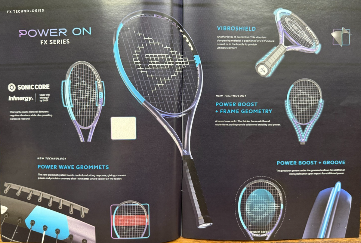 2026 Dunlop FX500 Tour G2, Auth. Dealer, Dunlop FX500 Tour tennis