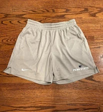Nike Penn State Nittany Lions Dri-FIT Mesh Shorts Mens Large Grey DZ7949-053 NWT