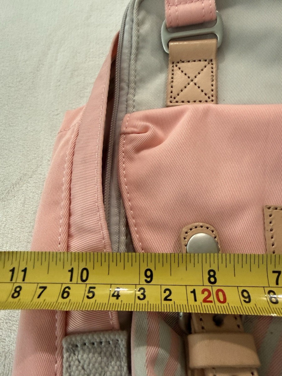 Doughnut Pink And Beige Mini Backpack With Adjustment Straps  display picture 1