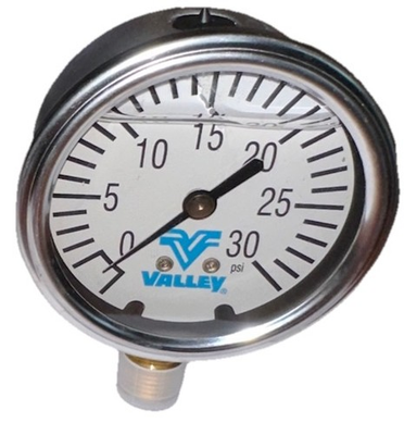 #ad 0 30 Psi Pressure Gauge 2.5” Valley Valmont 1 4” Npt 0231122 2 1 2” Pool Filter $9.99