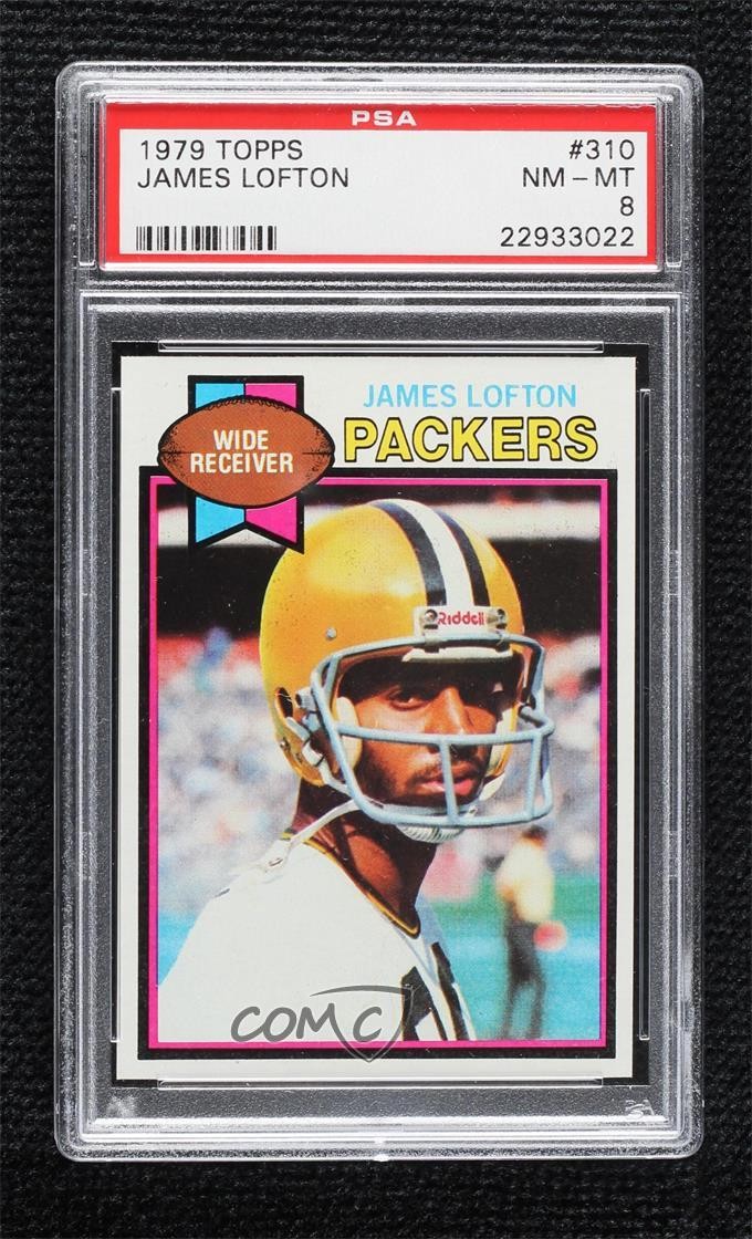 1979 Topps James Lofton #310 PSA 8 Rookie RC HOF