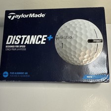 TaylorMade Distance Golf Balls Pack of 12 - White