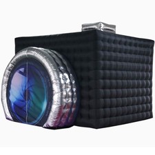 SAYOK Inflatable Photo Booth with Lights, Portable Camera Shaped Cube Tent wi...