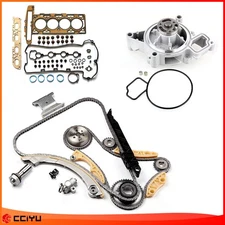 Head Gasket Set Timing Chain Kit Water Pump Fits 07-09 Saturn Sky 2.4L