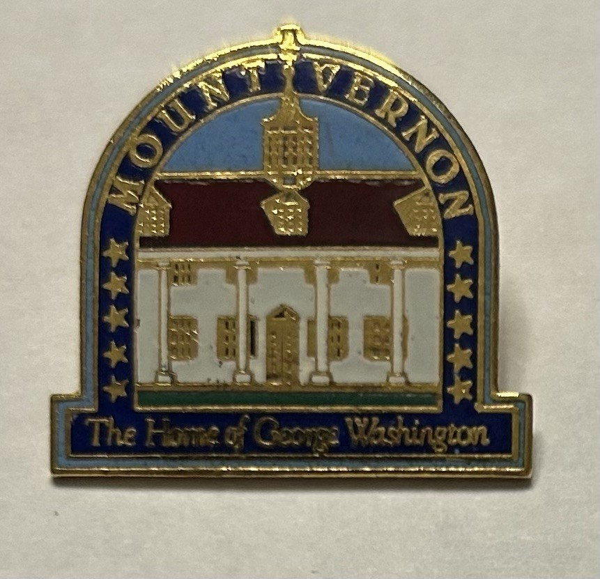 Mount Vernon - Home of George Washington - Gold Writing Pin