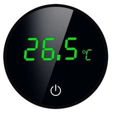 Aquarium LED Thermometer Cordless Rechargeable Aquarium Digital Thermometer