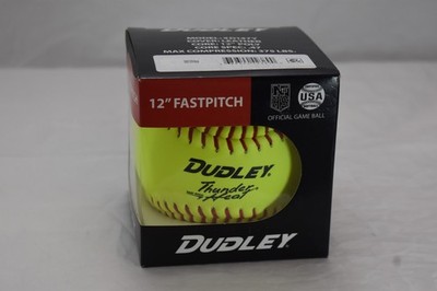 Dudley Thunder Heat NFHS Used Fast Pitch Softballs 12 Inch 6-Pack-A
