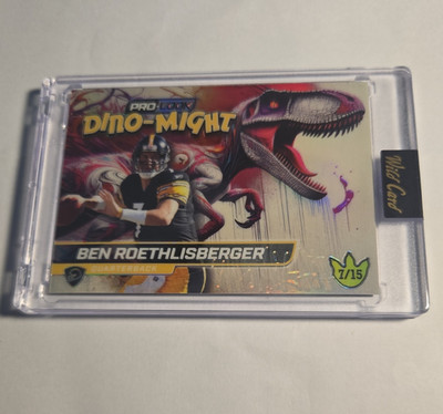 Wild Card Ben Roethlisberger Dino-Might Raptor 3 DMPRAP3-BR 7/15 2025