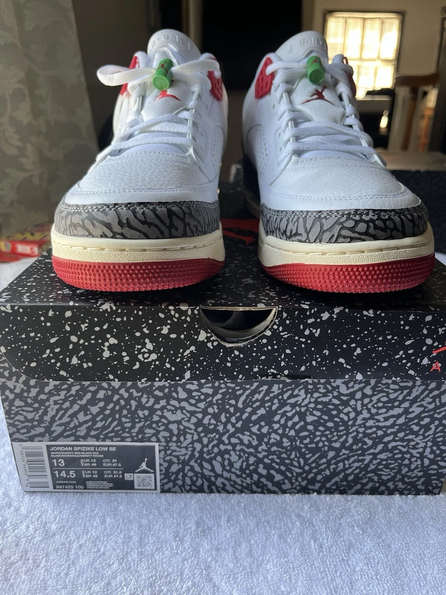 Jordan Spizike SE Low Top Schnürschuhe Sportschuhe weiß Do The Right Thing