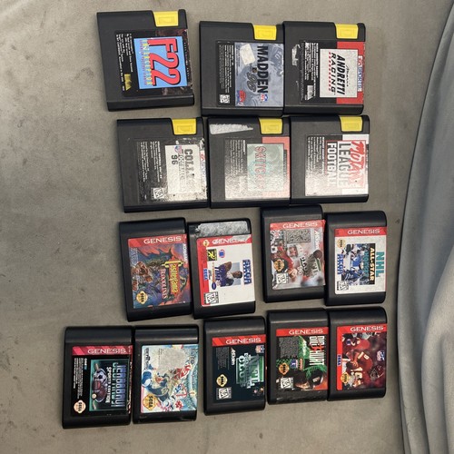 Lot Of Sega And Sega Genesis Games 15-pcs