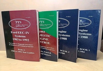 Lot of 5 Ford EEC-IV Systems Manuals 1983-1993 | Target Training Systems TTS 