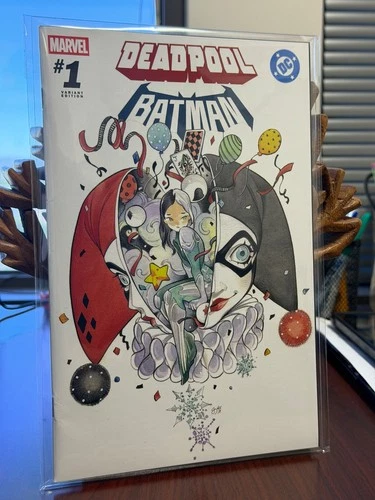 Deadpool/Batman #1 Peach Momoko 2025 NYCC Trinity Exclusive Trade ltd 1500