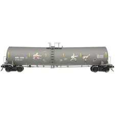 Atlas HO Scale Trinity 25,500-Gallon Tank Car ADM/ADMX Kung-Fu Graffiti #28589