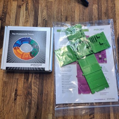 New Proto Labs Injection Molding Torus And Design Cube - Protomold