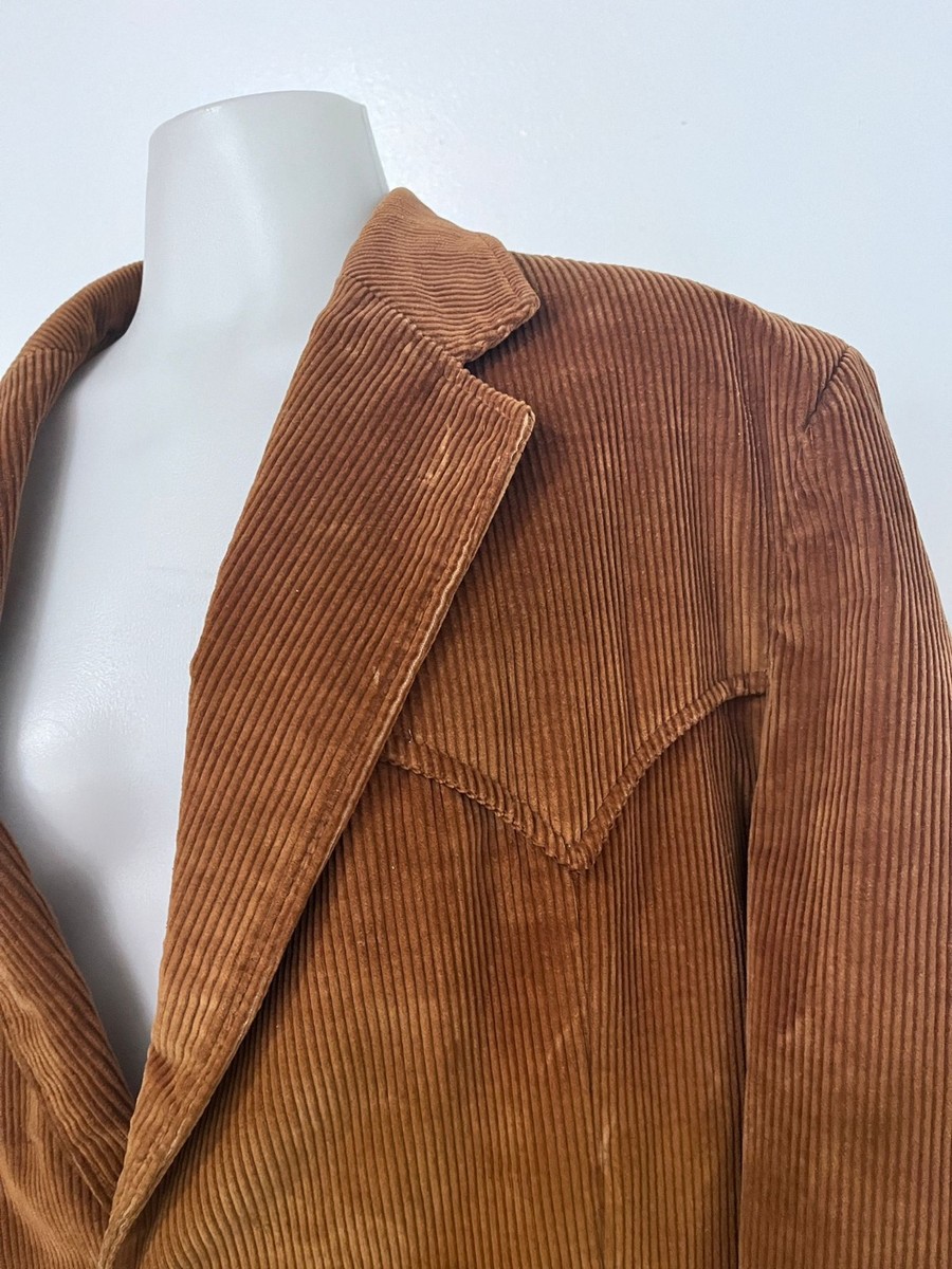 Vintage Classic Design Brad Whitney Corduroy Western  Blazer View 3