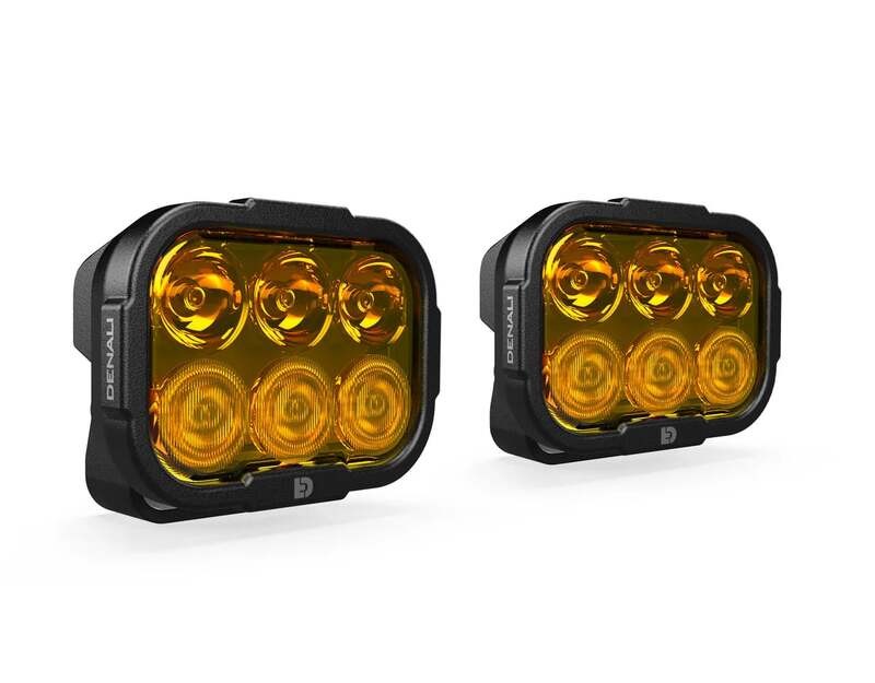 Kit éclairage objectif orange DL6 universel pour rouler en toute sécurité sous la pluie