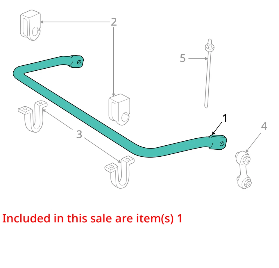 Barra estabilizadora delantera Ford Ranger 2011 4x4 OEM 90 k millas - LKQ406848398 Foto 4 de 4