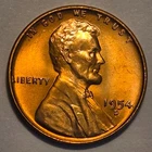 #3 GEM BU++ Low Mintage 1954 D Lincoln Wheat Cent